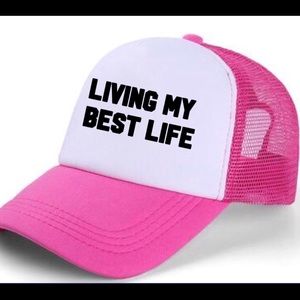 Living My Best Life Mesh Snap Back